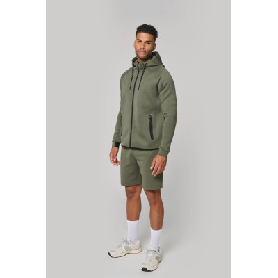 Men's hooded performance jacket